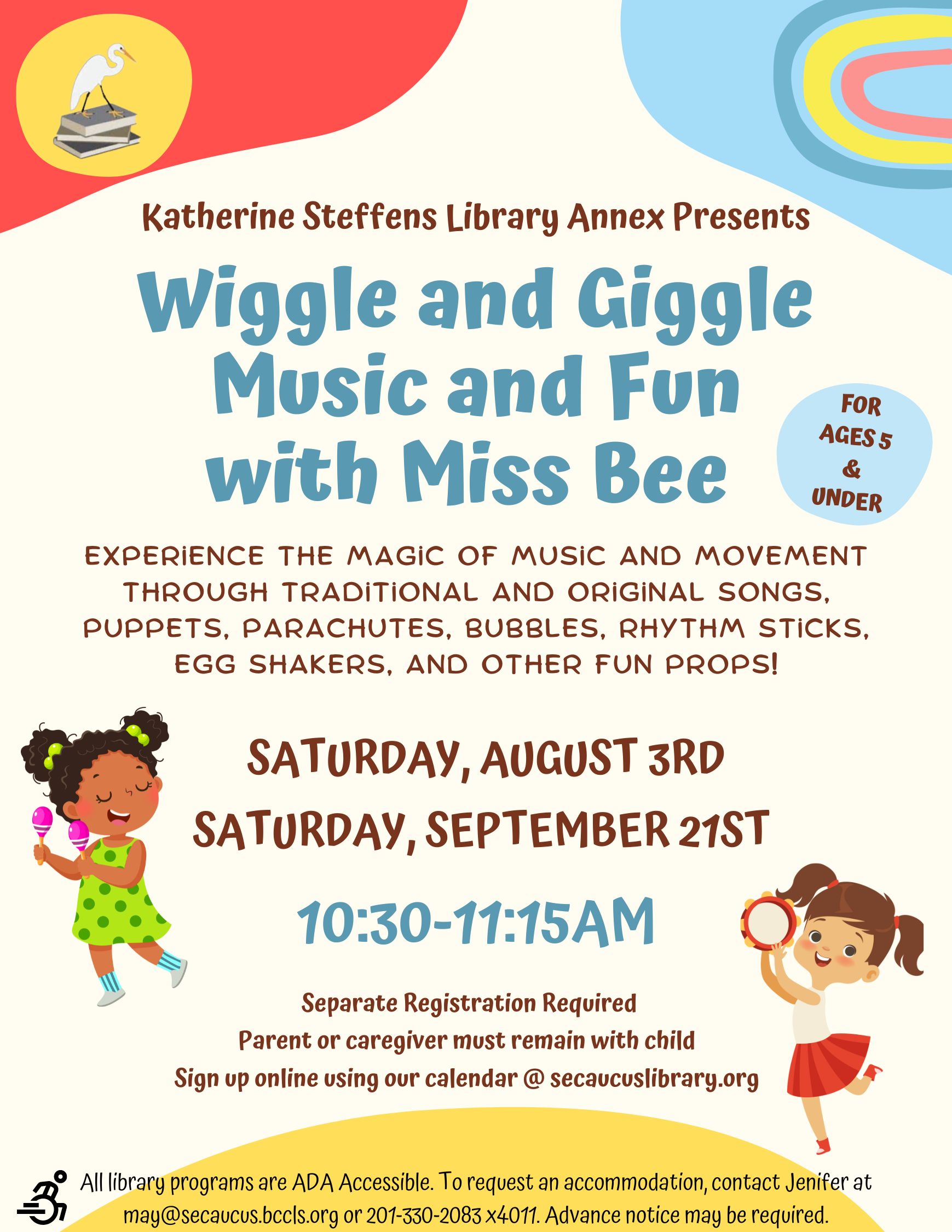 Wiggle & Giggle with Miss Bee at the Annex