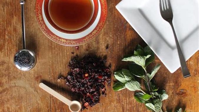 Let's Harvest Tea and Blend with Farm Fresh Herbs to make our own tea!