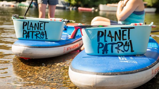 Planet Patrol - Clean-Up - kayak and paddleboard