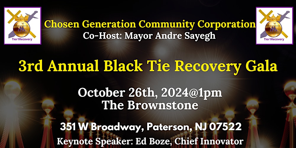 3rd Annual Black Tie Recovery Gala  2024