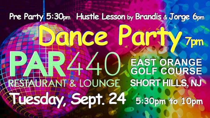 Short Hills ⭐ DJ Dance Party ~ Hustle Instruction by Brandis and Jorge