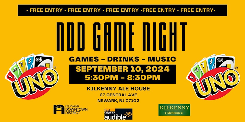 NDD Game Night at Kilkenny Ale House