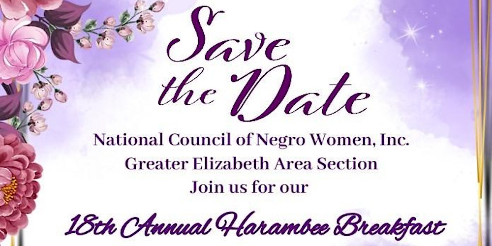 NCNW Greater Elizabeth Area Section -18th Annual Harambee Breakfast