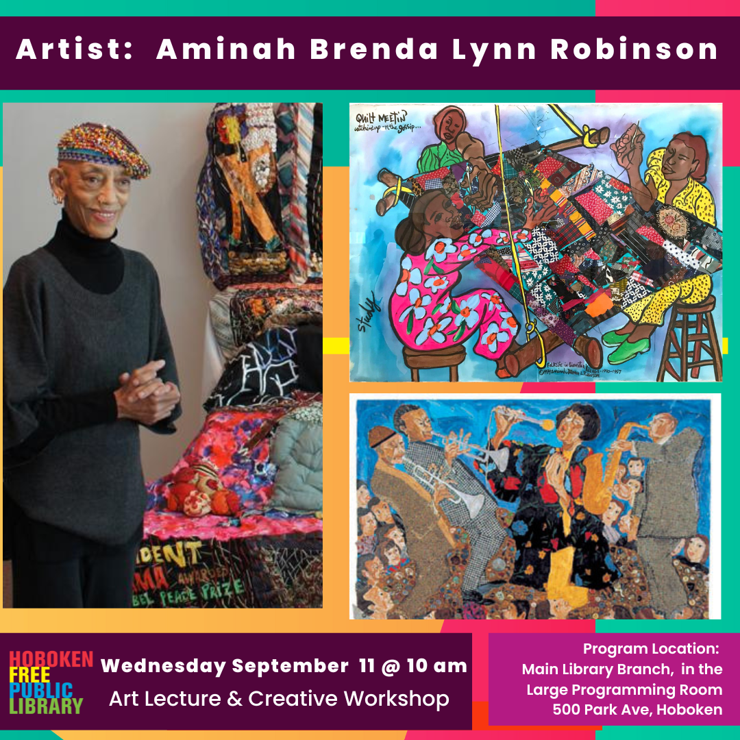 Art Lecture and Workshop with Liz Ndoye - Featured Artist, Aminah Brenda Lynn Robinson