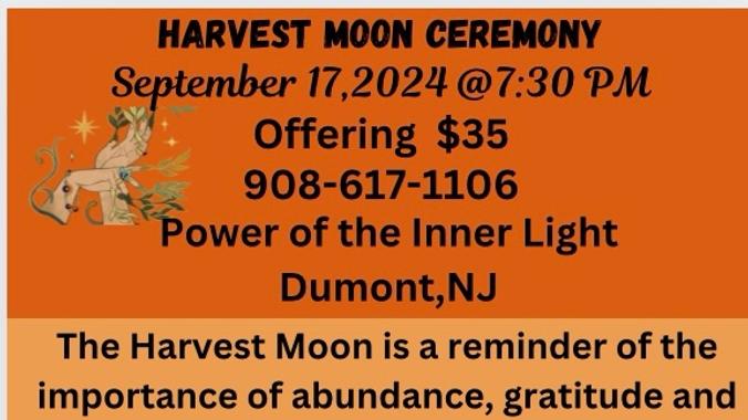 Harvest Full Moon Ceremony