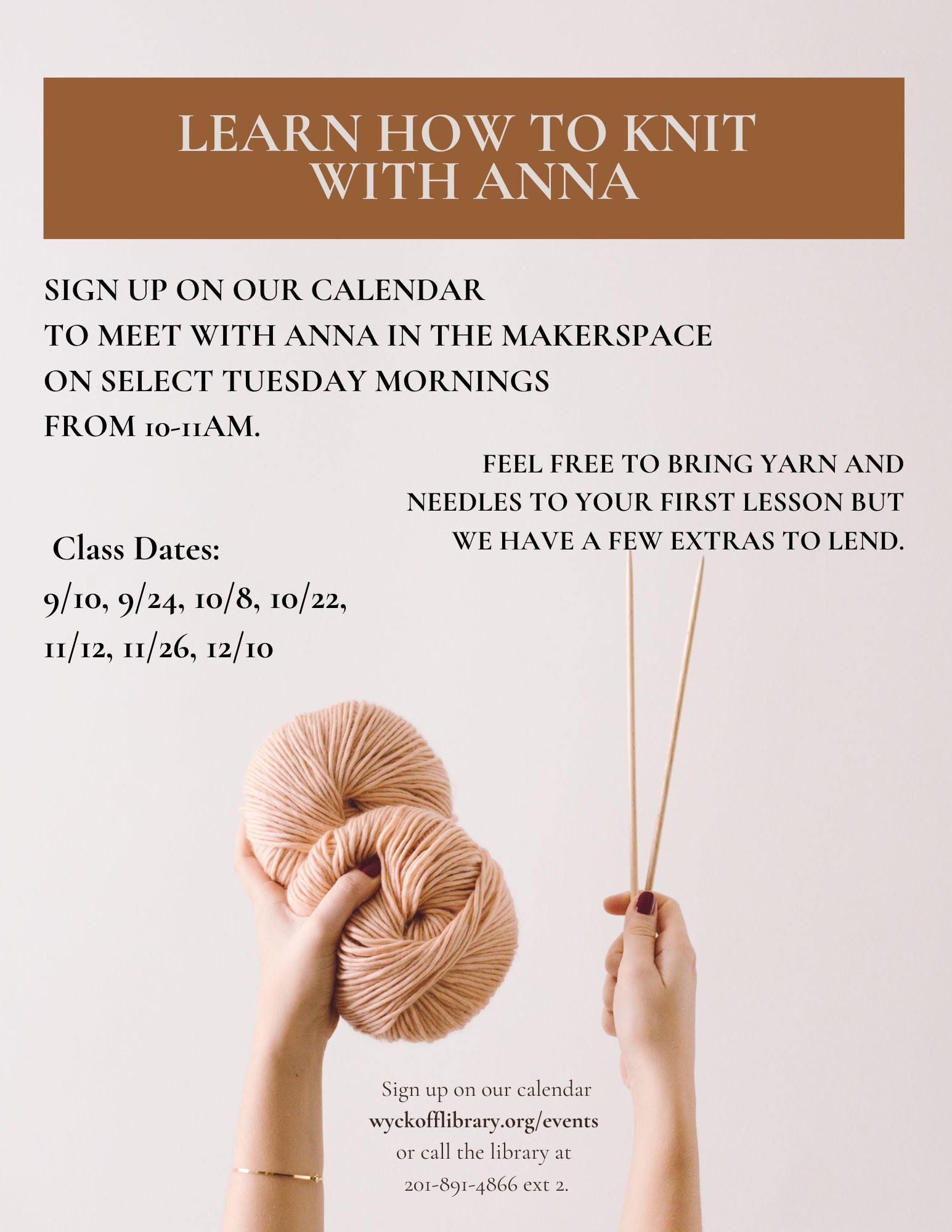 LEARN HOW TO KNIT WITH ANNA