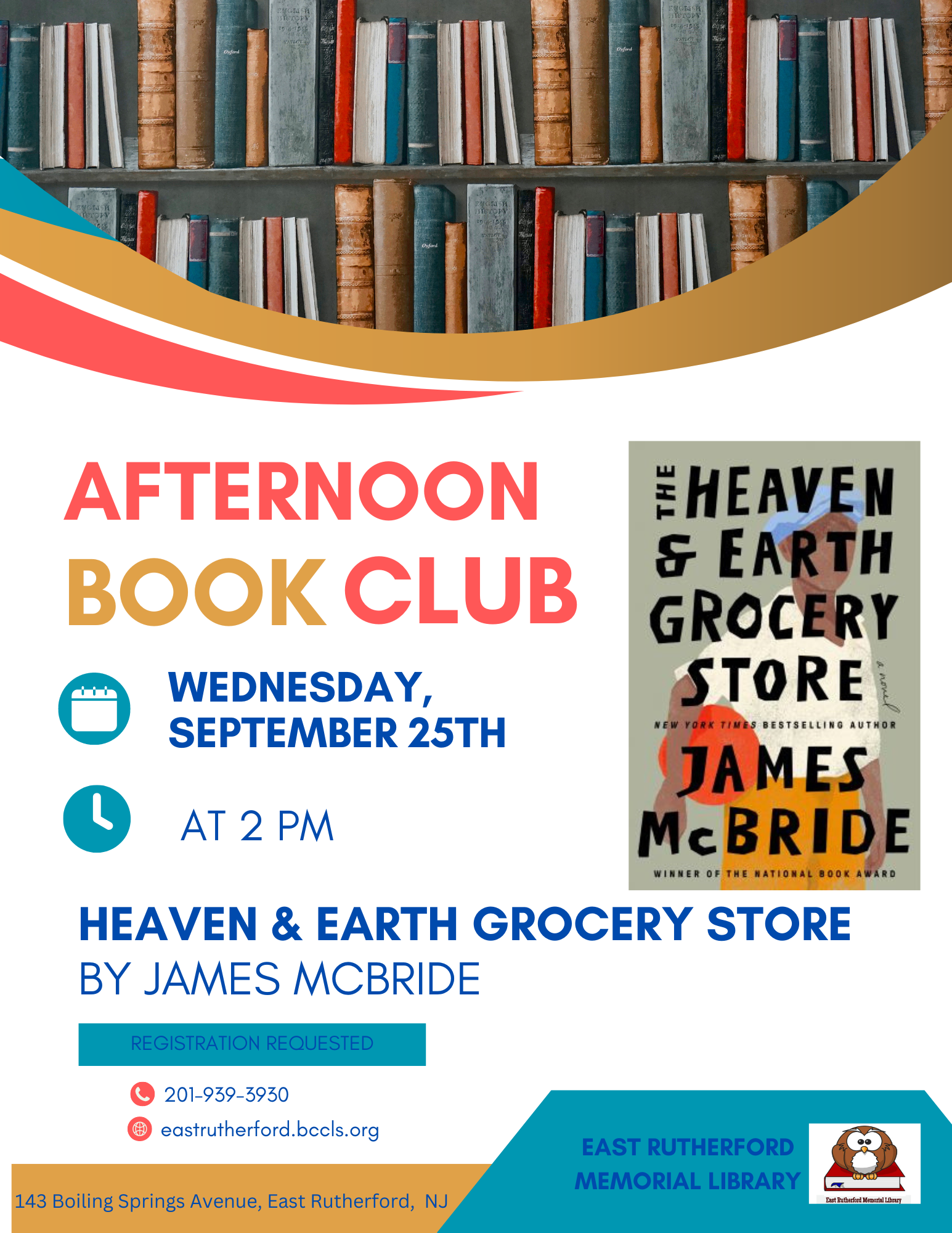 Adult Book Club - Heaven & Earth Grocery Store