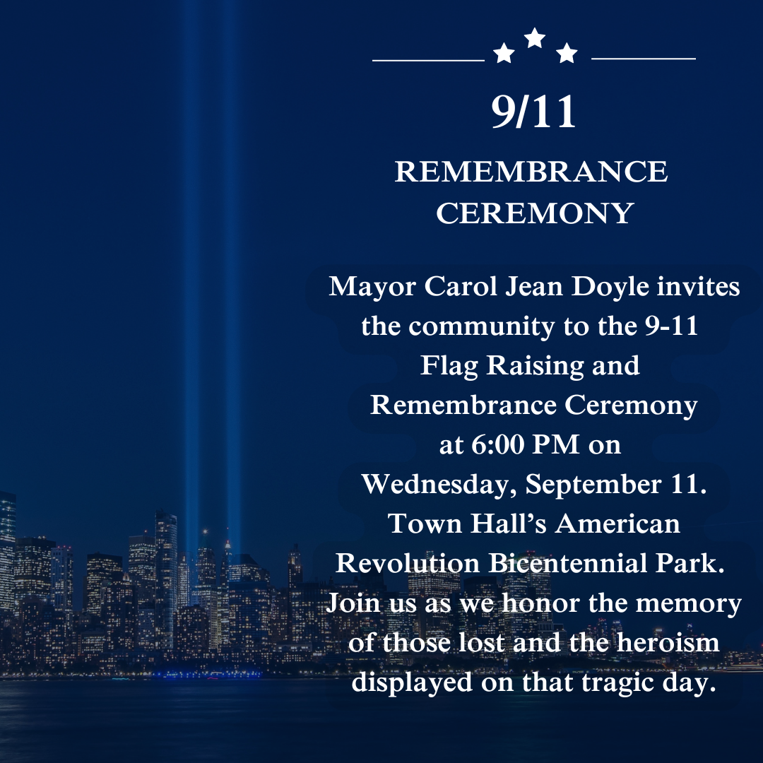 9-11  Flag Raising and  Remembrance Ceremony