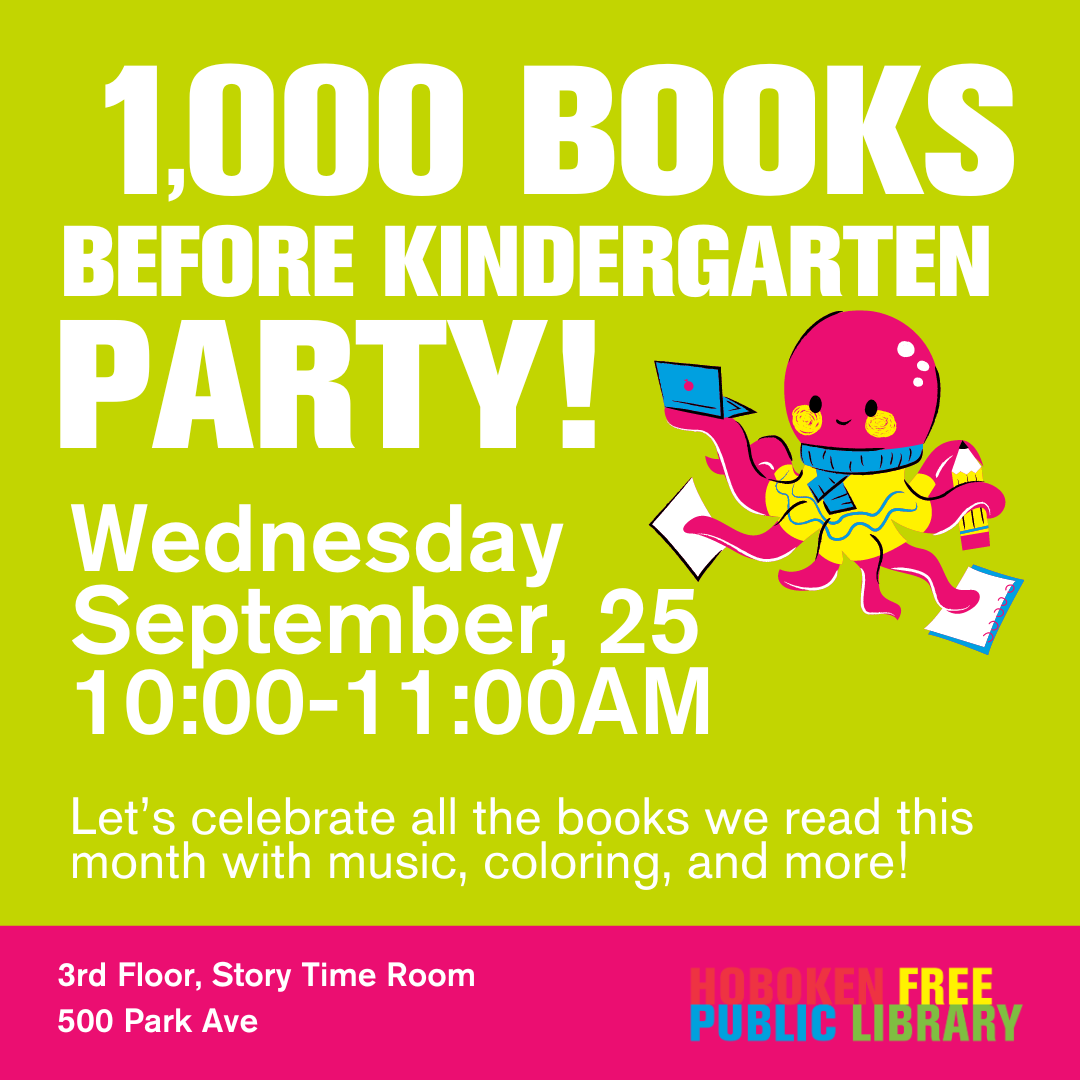 1,000 Books Before Kindergarten Party!