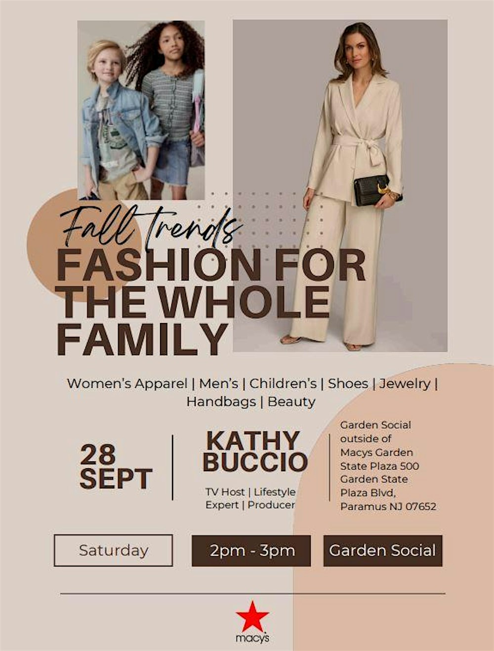 Macy's Fall Trends Family Fashion Show at Garden State Plaza