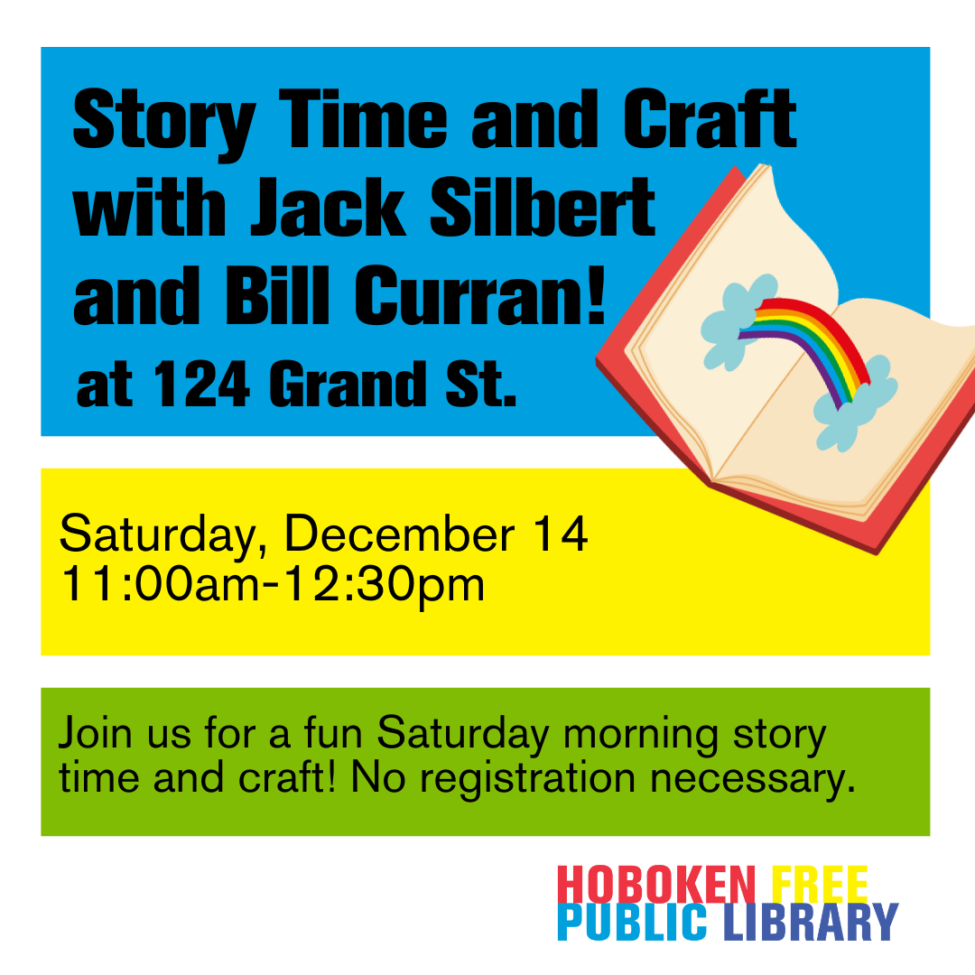 Story Time and Craft with Jack Silbert and Bill Curran!