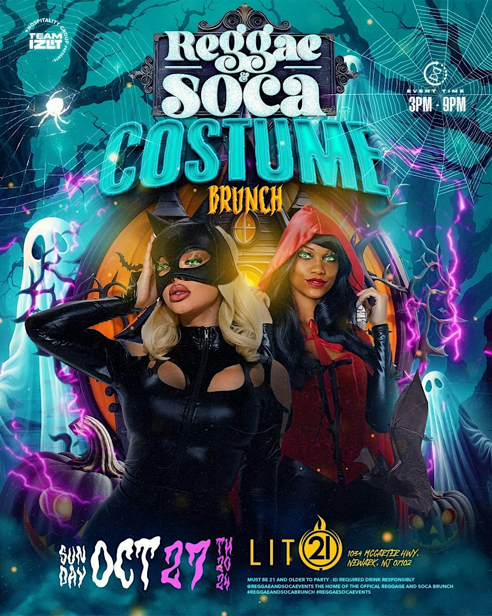 REGGAE & SOCA BRUNCH - HALLOWEEN COSTUME EDITION