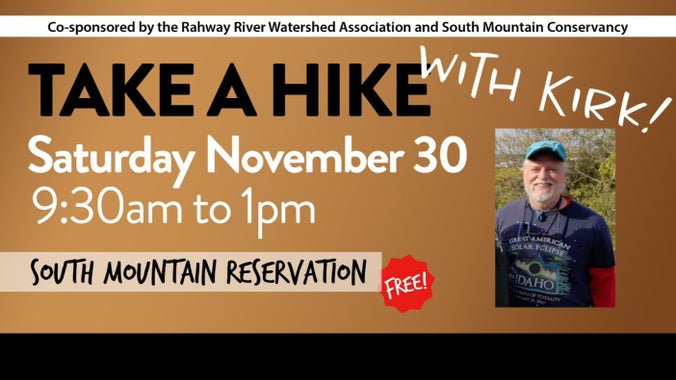 Hike with Dr. Kirk from Rahway River Watershed Association