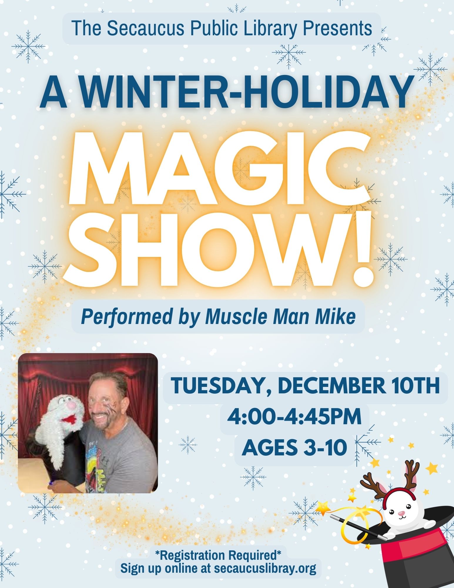 Muscle Man Mike-Winter Holiday Magic Show