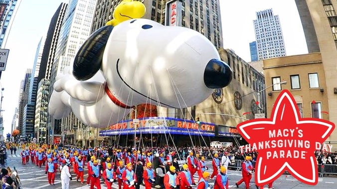 Macy’s Thanksgiving Parade Balloon Inflation Group Walk