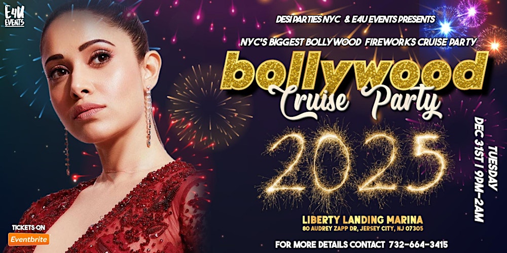 GLAMOUR & GLITTER NYE BOLLYWOOD FIREWORKS PARTY CRUISE