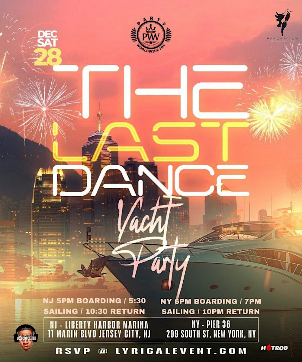 The Last Dance Yacht Party From Jersey City