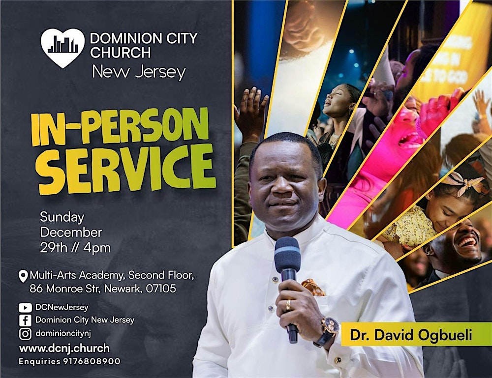 Dominion City New Jersey In-person Service