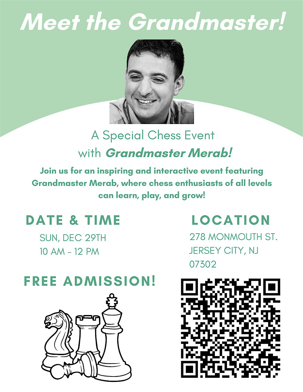 Meet the Grandmaster: A Special Chess Event with Grandmaster Merab!