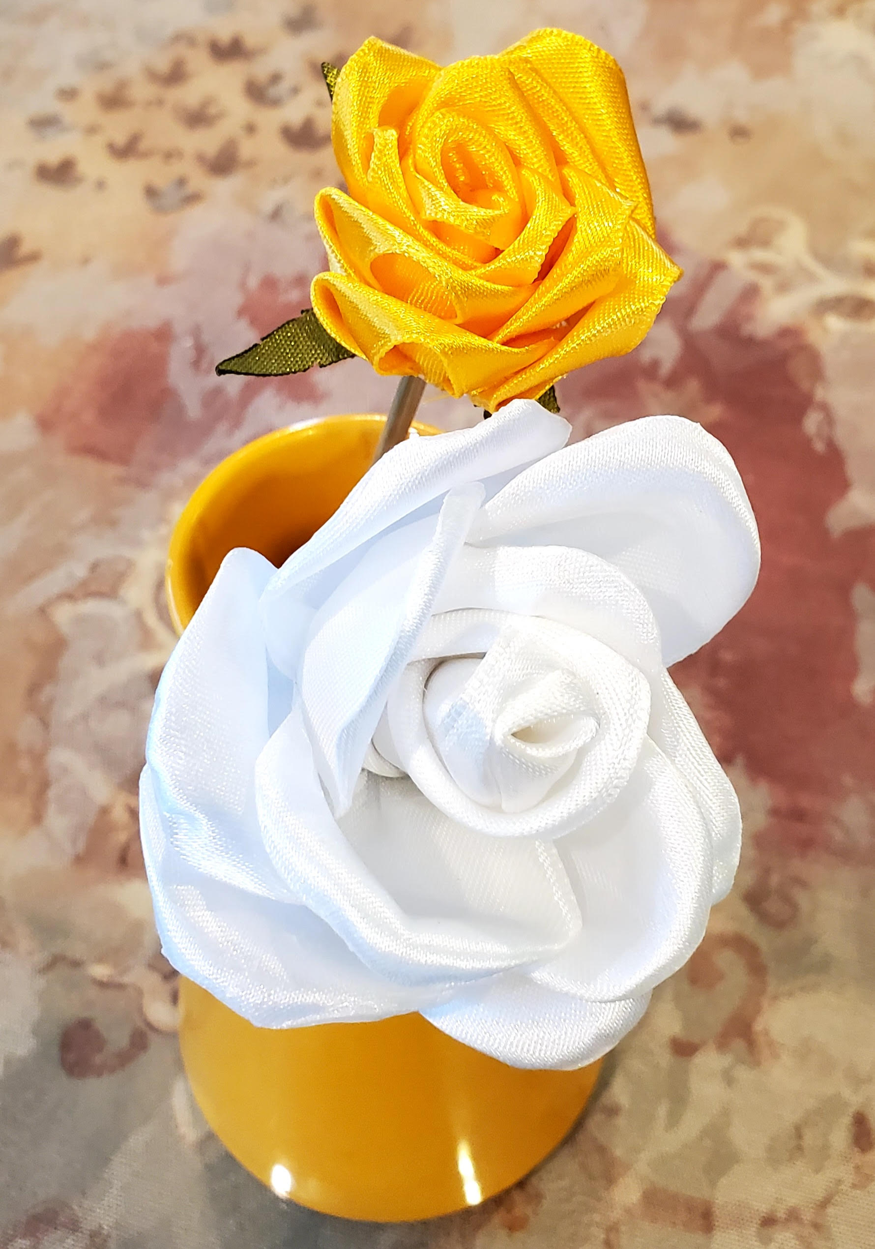 Adult Craft: Satin Ribbon Roses