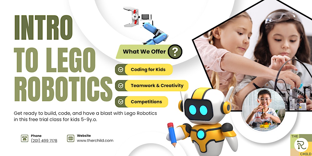 Free Class for Kids 5-9y.o.- Intro to Lego Robotics