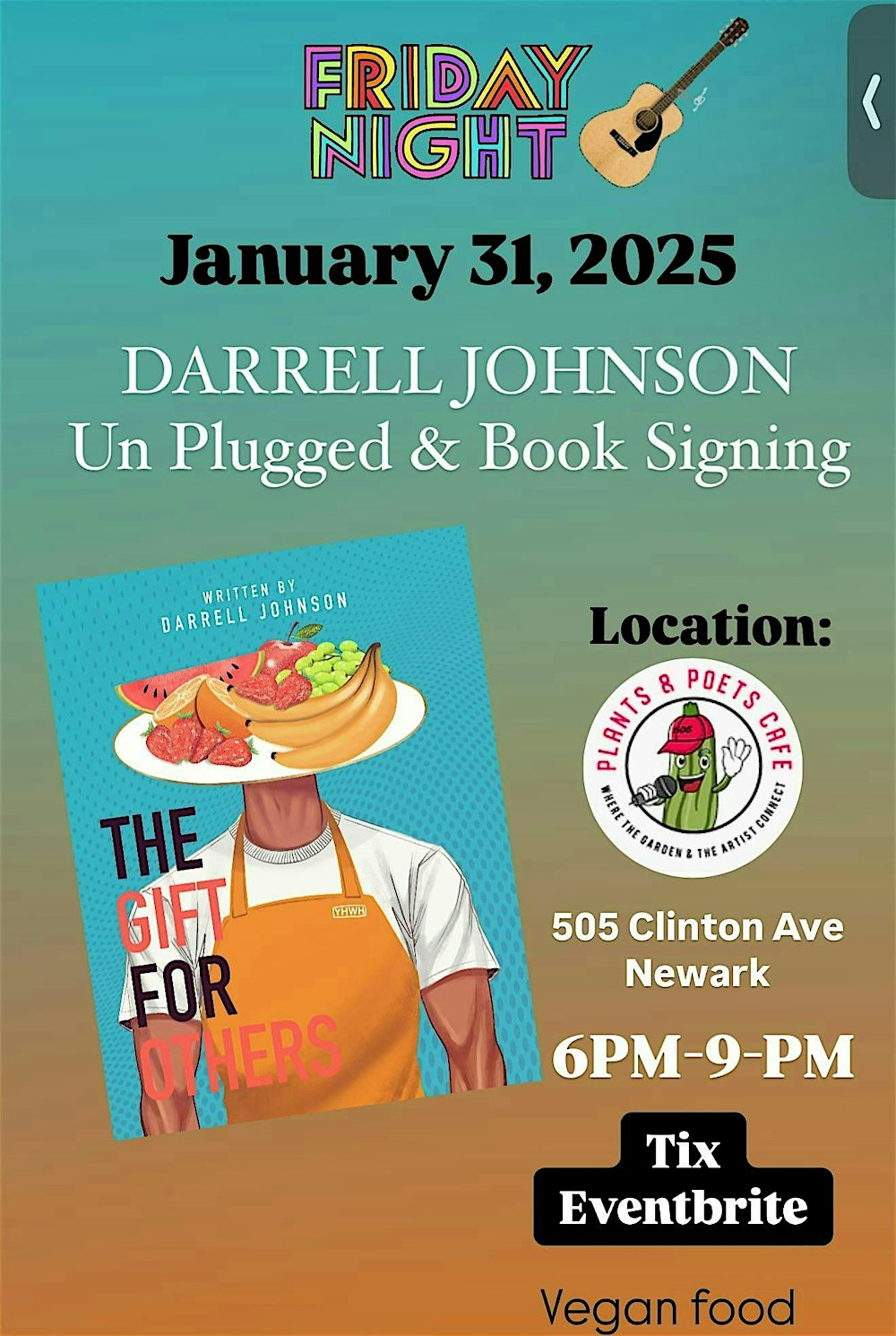 Darrell Johnson’s Unplugged & Book Signing