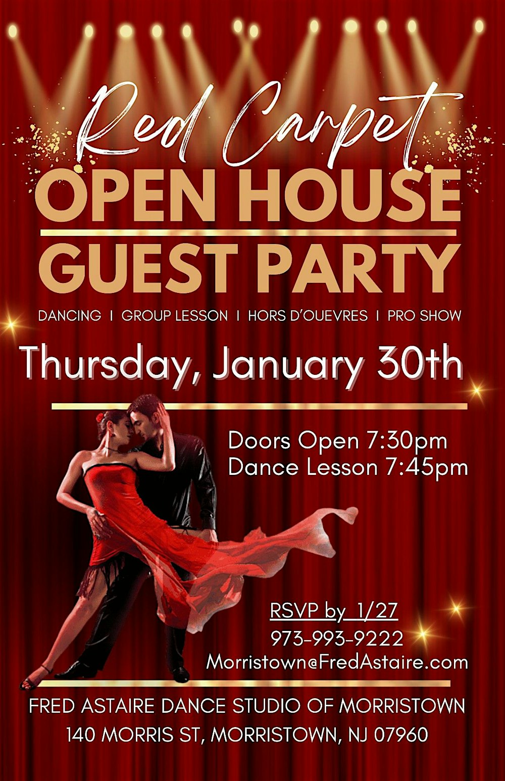 Rolling Out the Red Carpet | Free Open House Party