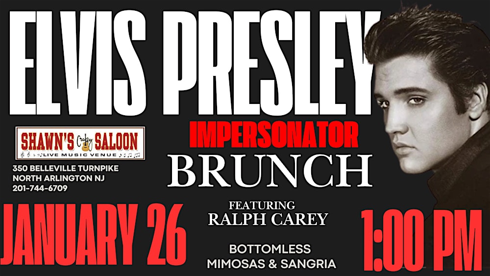 Elvis Presley Bottomless Brunch