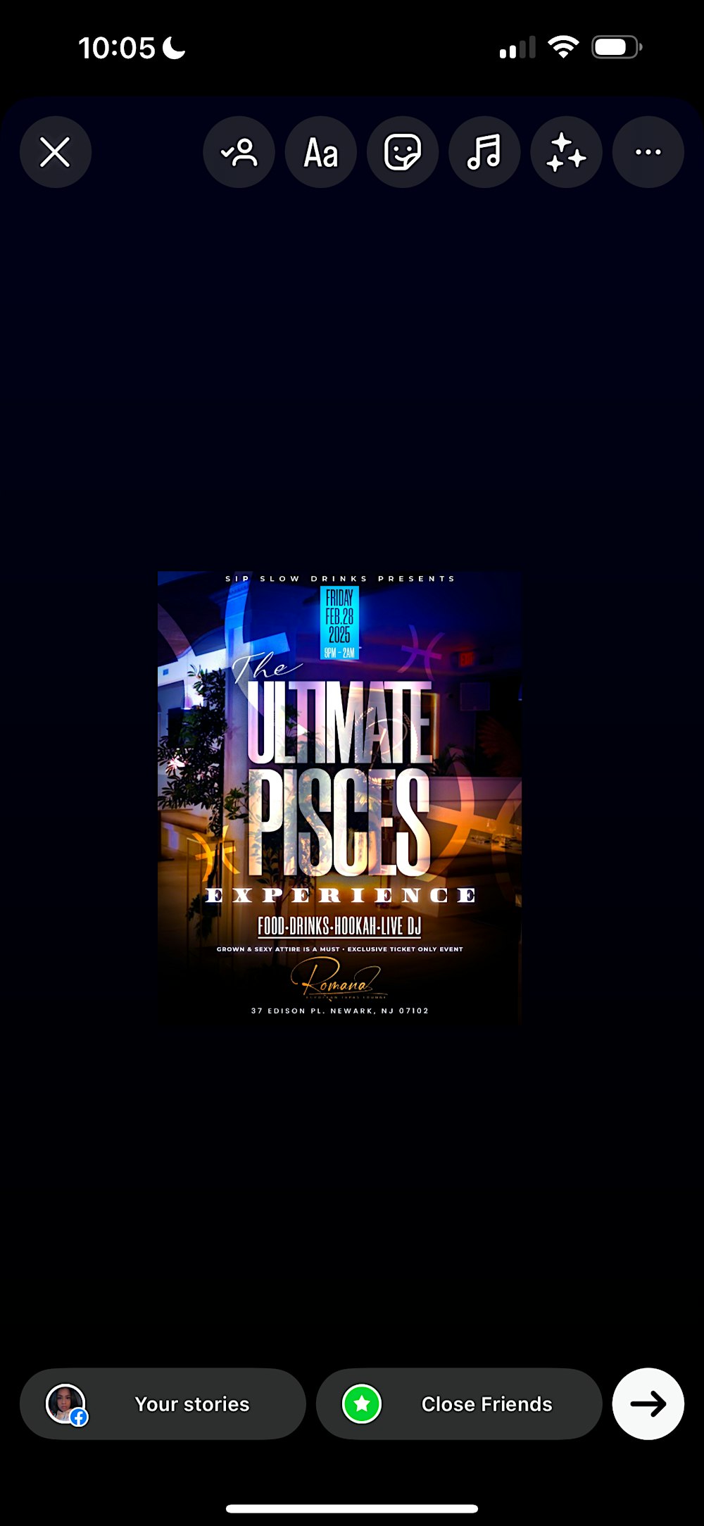 The Ultimate Pisces Experience- at Romana Lounge!