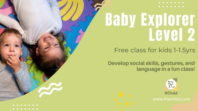 Free Class for Kids 1 - 1.5 yrs - Baby Explorer Level 2