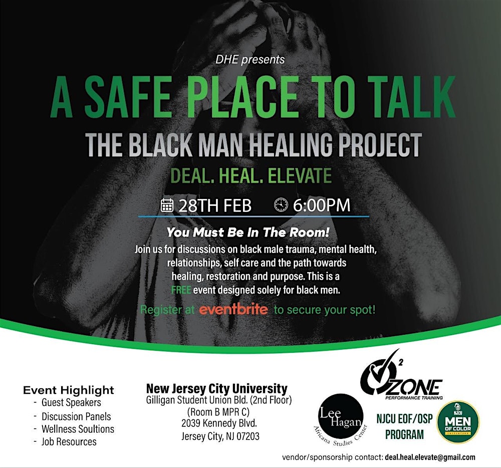 A Safe Place To Talk: Black Men Discussion on Trauma & Mental Health