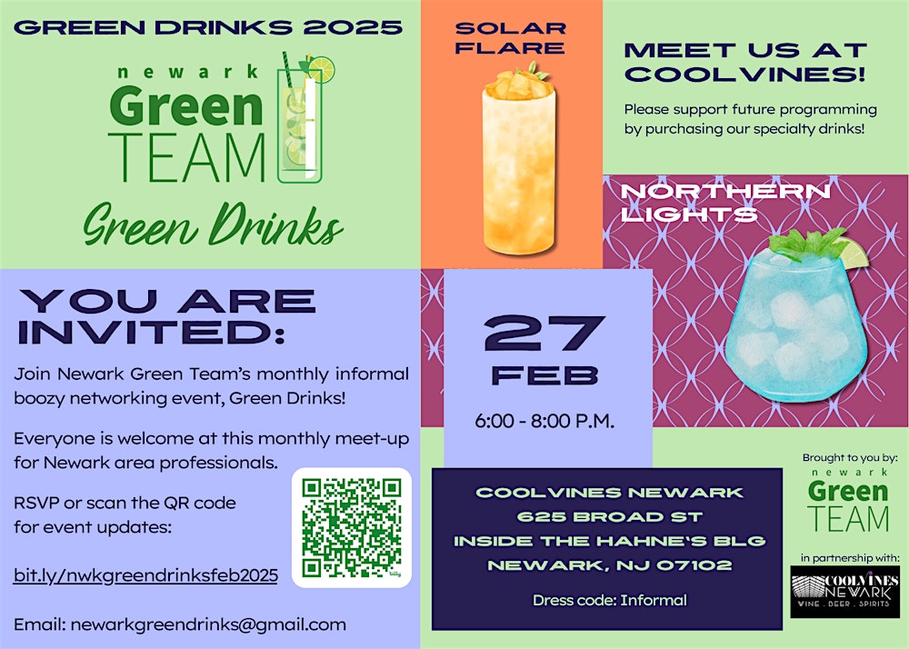 February 2025 Newark Green Drinks