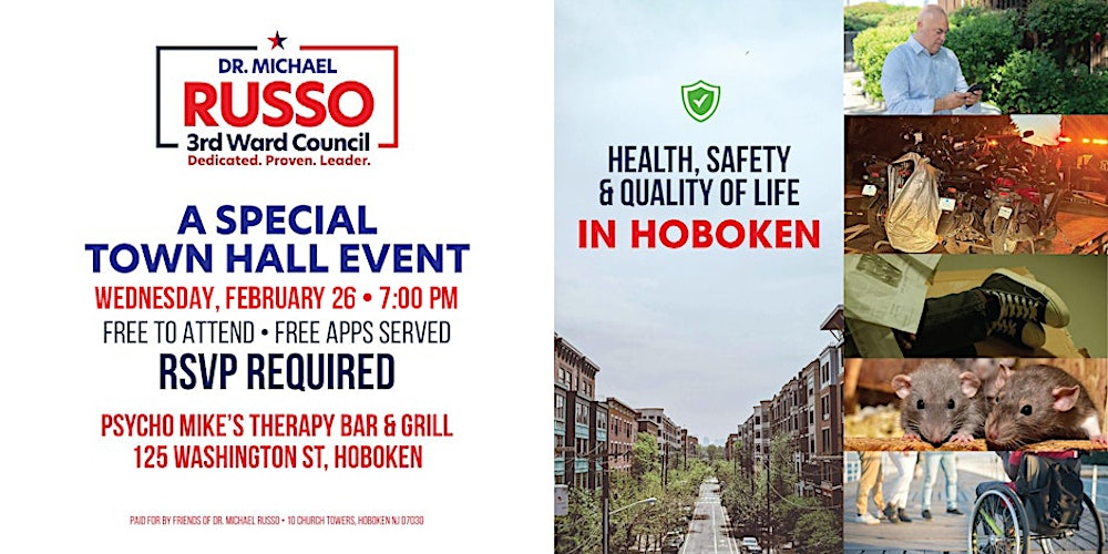 Hoboken Town Hall – Health, Safety, and Quality of Life