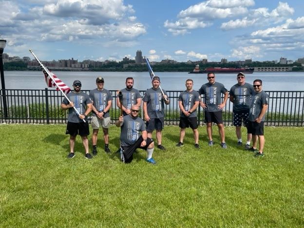 Edgewater Officers that participated in carrying  "The Flame of Hope"