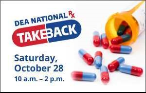 Operation Take Back Scheduled for Saturday, October 28, 2023