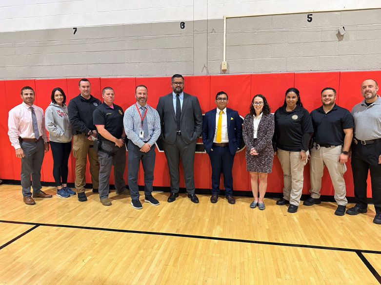 Assistant Principal Andrew Howell, School Counselor TinaMarie Shea, Pompton Lakes School Resource Officer Pete Forte, Pompton Lakes Sergeant Dan Cottrell, Principal, Dr. Jacob Herninko, Senior Assistant Prosecutor Billy Can, Assistant Prosecutor Robert Serrano, Assistant Prosecutor Haley Leibowitz, PCPO Detective Lieutenant Maria Tejada, Pompton Lakes Patrolman Joseph Capobianco, Pompton Lakes Sergeant Joseph Ruffo