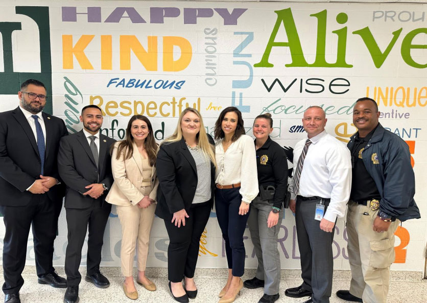 Senior Assistant Prosecutor Bulent 'Billy' Can, Detective Anthony Latoracca, Assistant Prosecutor Jessica Petrella, Assistant Prosecutor Jessica Kalafut, GWMS Counselor Jackie Molina, School Resource Officer Kristen Mikolajczyk, Principal Jack Leonard, Township of Wayne Detective Henry Ellis