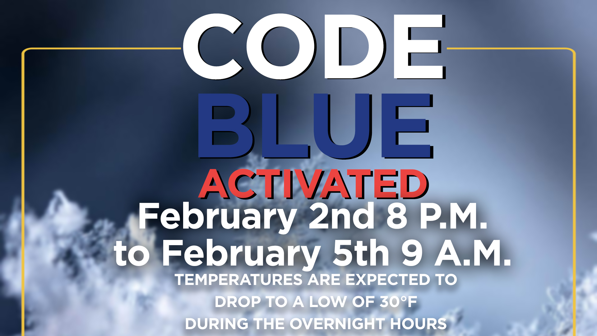 City of Newark Activating Code Blue