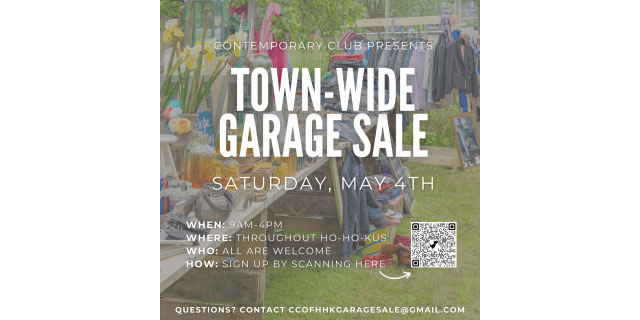 Ho-Ho-Kus Town-Wide Garage Sale - May 4th