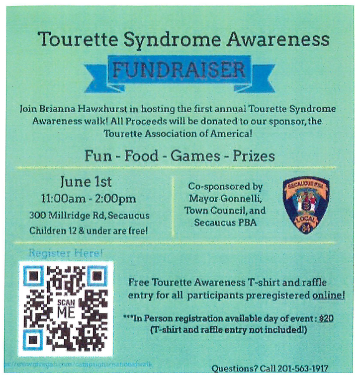 Tourette Syndrome Awareness Fundraiser