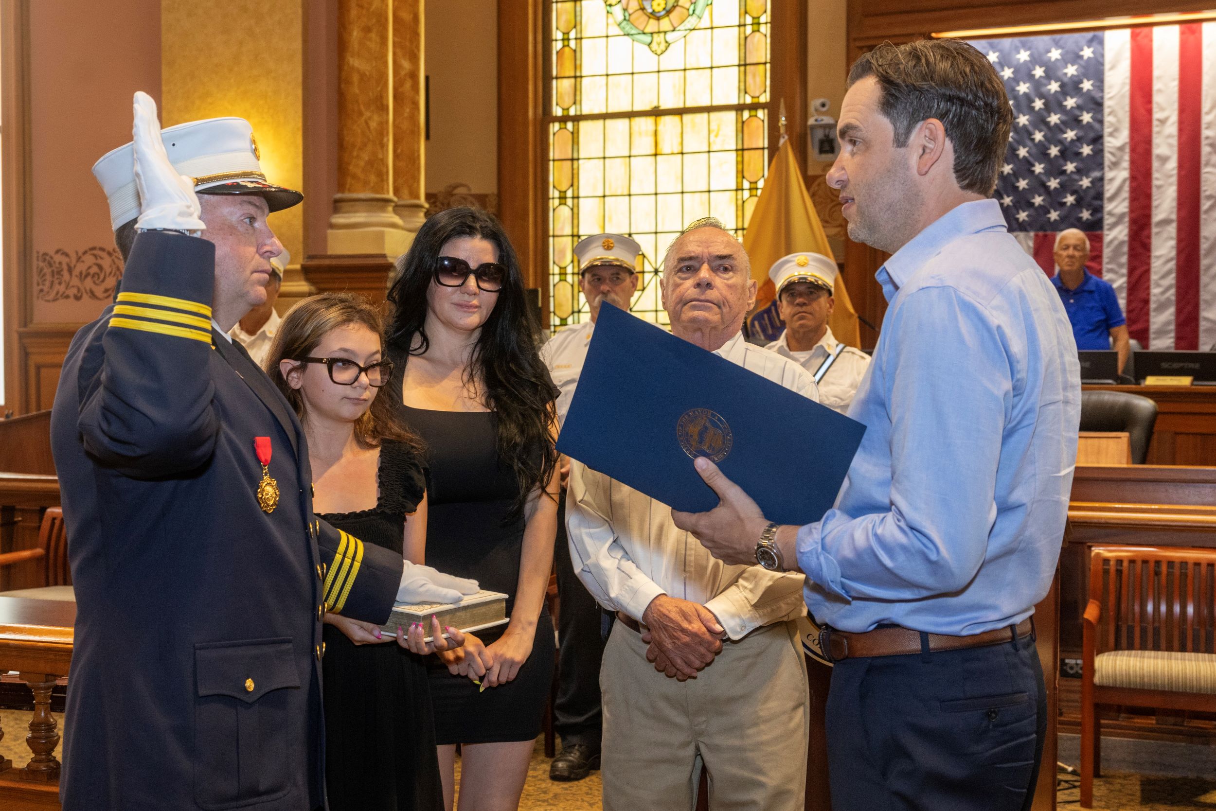 Jersey City Swears in New Fire Chief