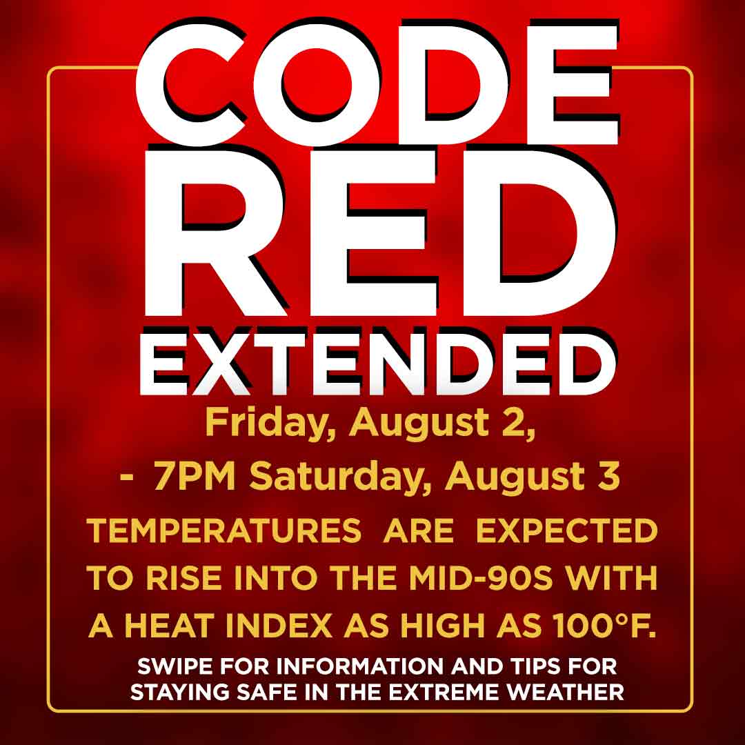 Newark Extends Code Red Through Saturday, August 3, 2024