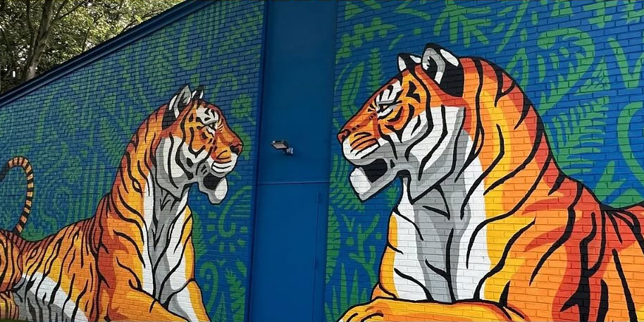 Dedication of the Tiger Courtyard and Mural in Tenafly