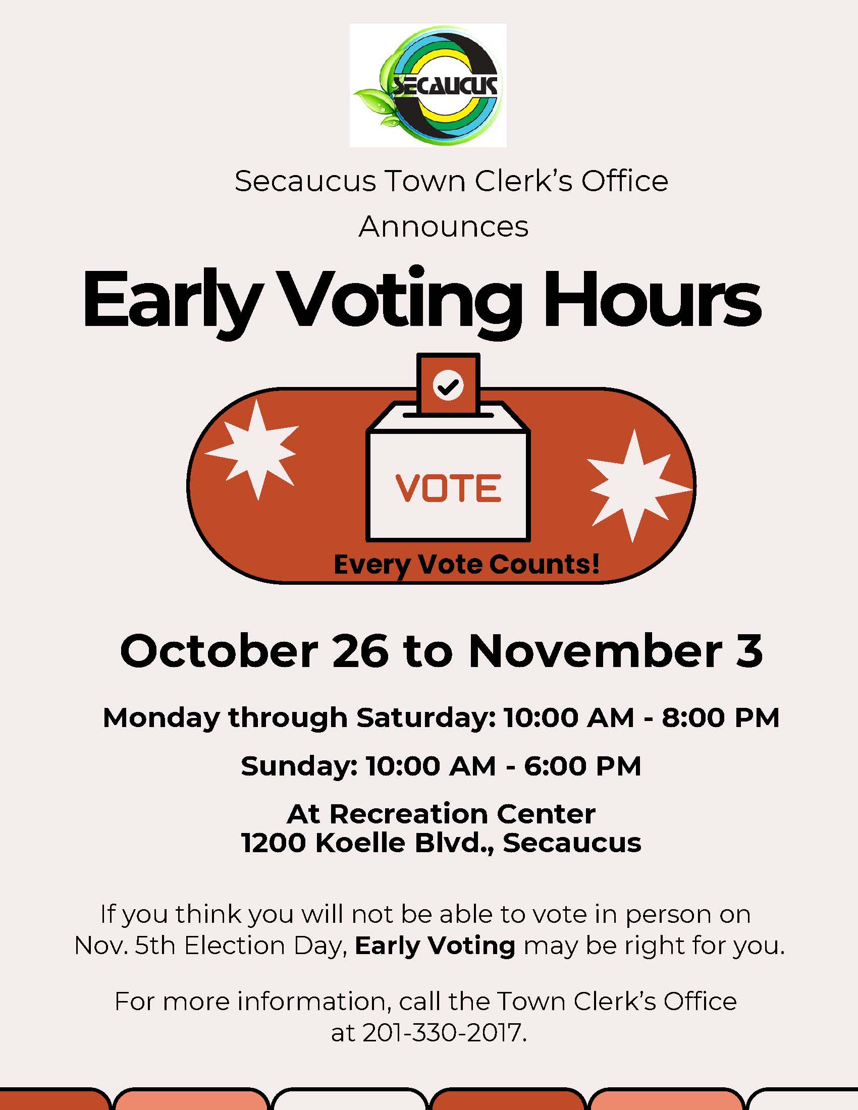 Early Voting Information