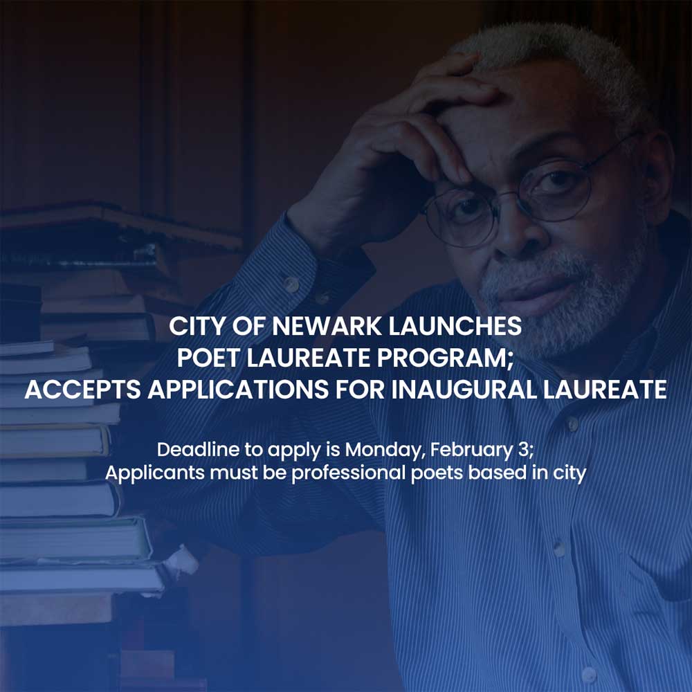 Newark Launches Poet Laureate Program