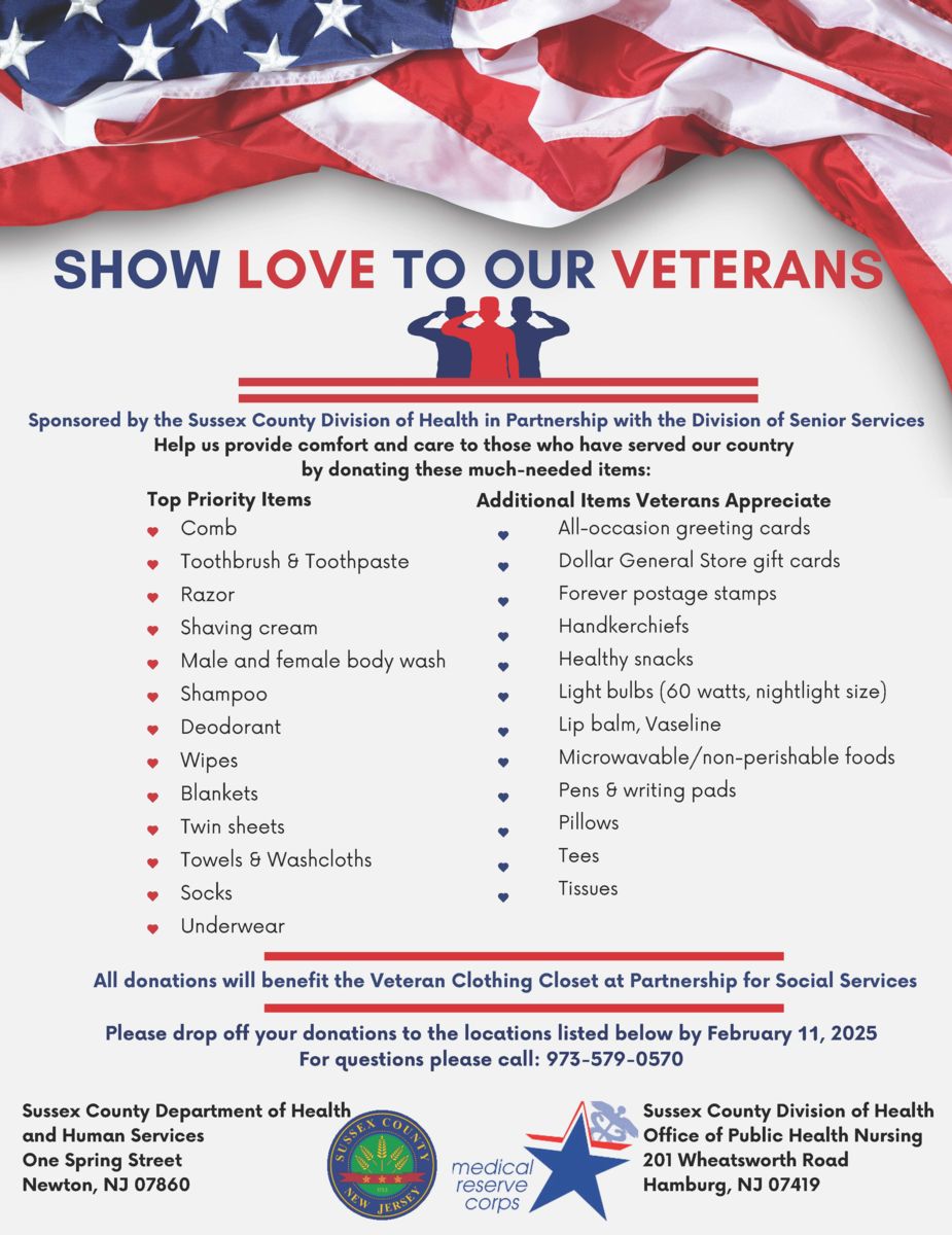 Valentine's Day Veterans Drive