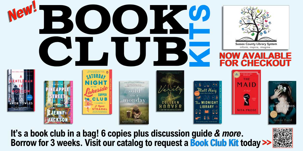 Book Club Kits Now Available at Sussex Libraries