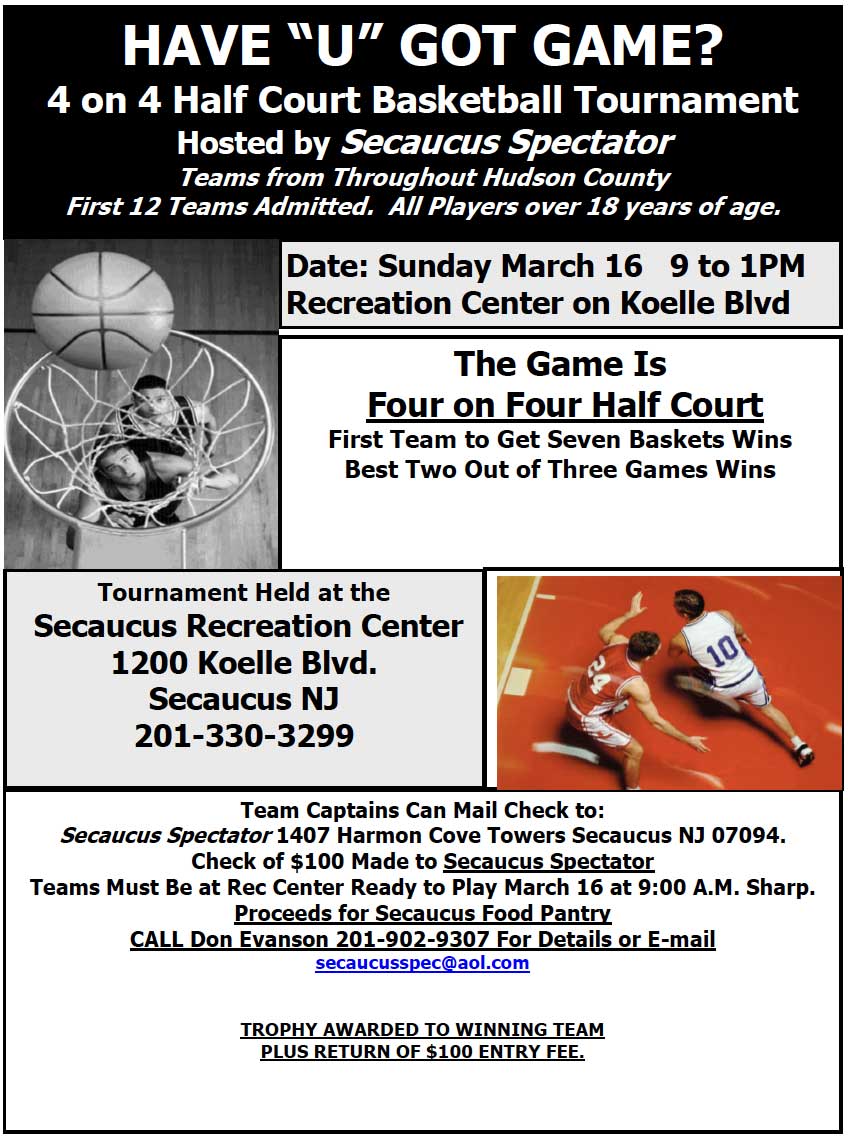 Charity Basketball Tournament on March 16th